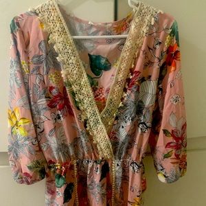 Floral Shorts Romper perfect for Summer!!